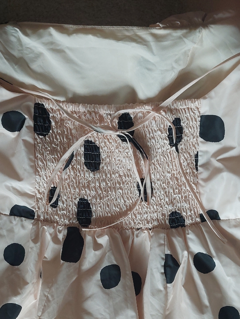 Eloquii Tailored Mutton Sleeve Paradiso Dot Mini Dress Sz 22 - Picture 6 of 12